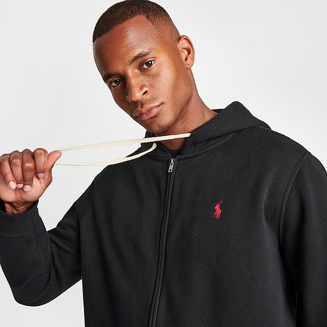 Men's Polo Ralph Lauren Double-Knit Full-Zip Hoodie| Finish Line Men's Polo Ralph Lauren Double-Knit Full-Zip Hoodie| Finish Line