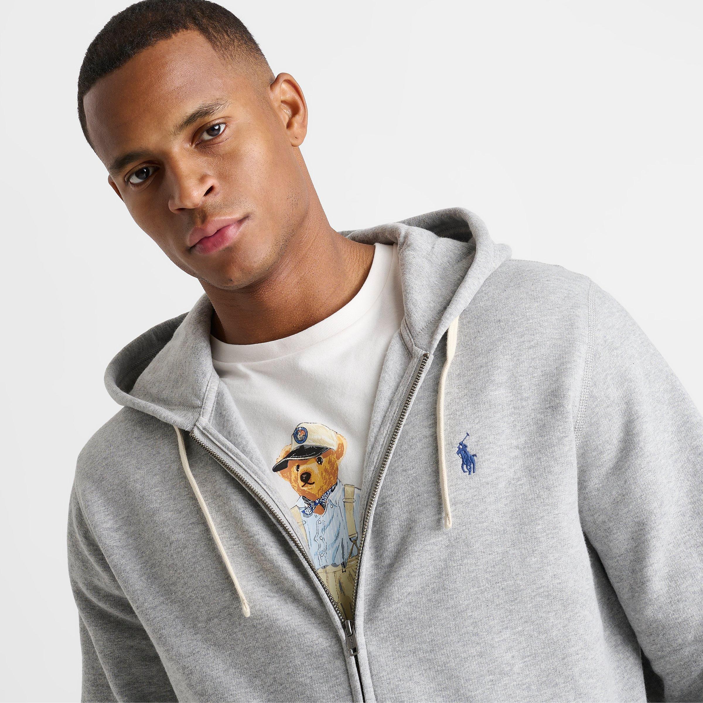 Men's Polo Ralph Lauren Double-Knit Full-Zip Hoodie | Finish Line