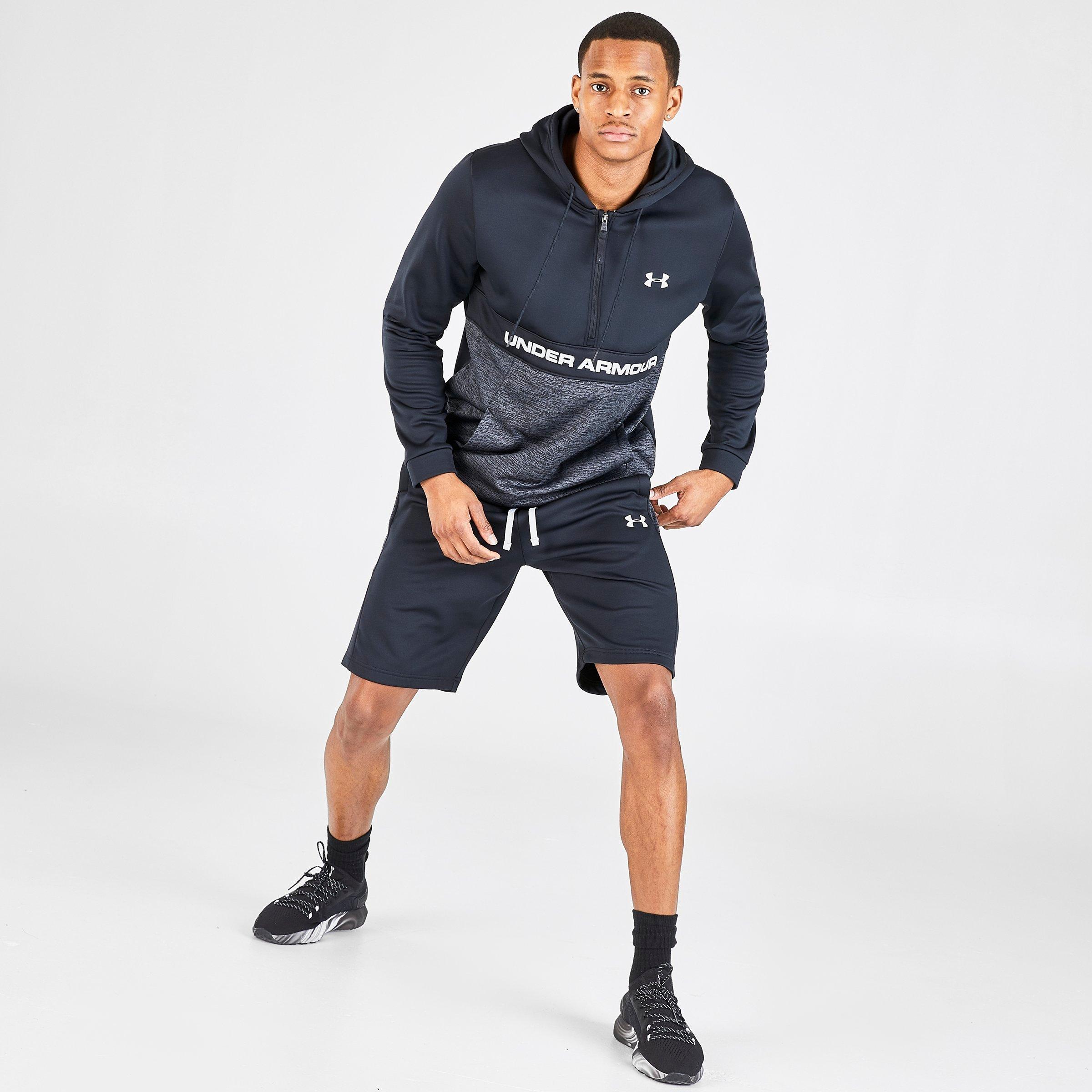 under armour fleece shorts mens