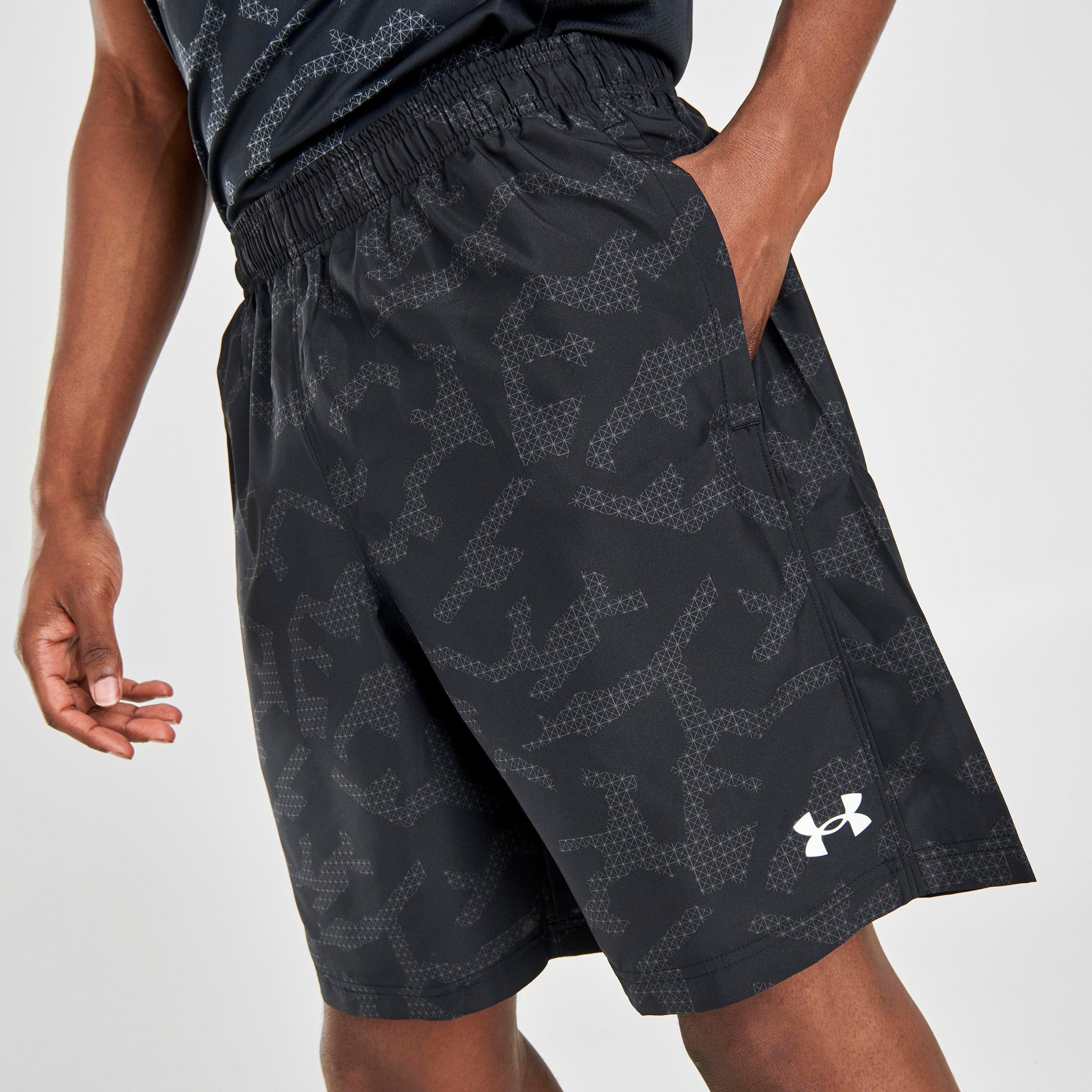 under armour shorts mens black