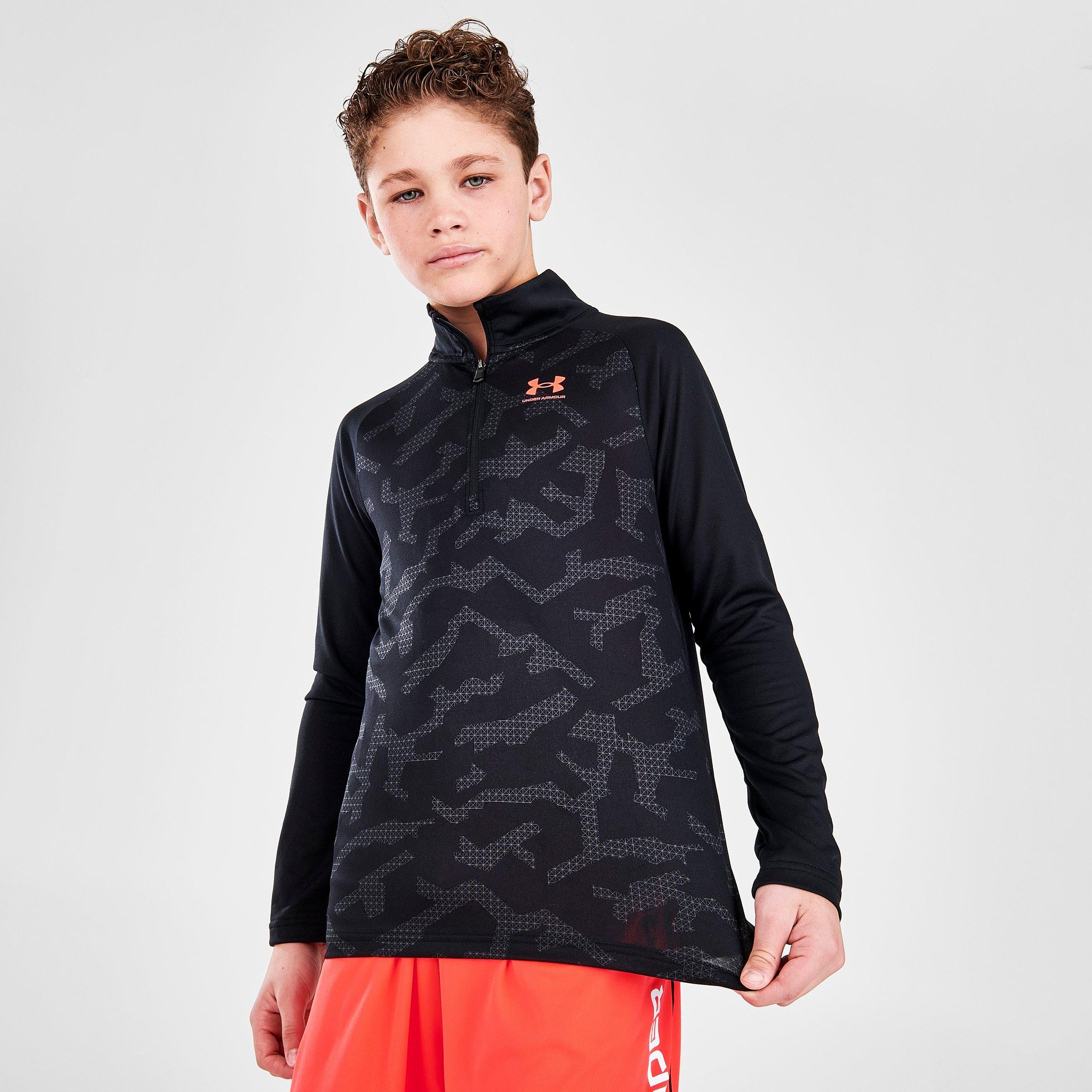 under armour camo half zip pullover