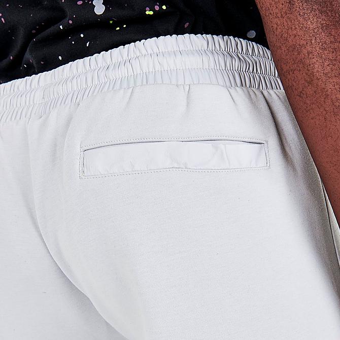 On Model 6 view of Men's Under Armour Summit Knit Shorts in Halo Grey Click to zoom