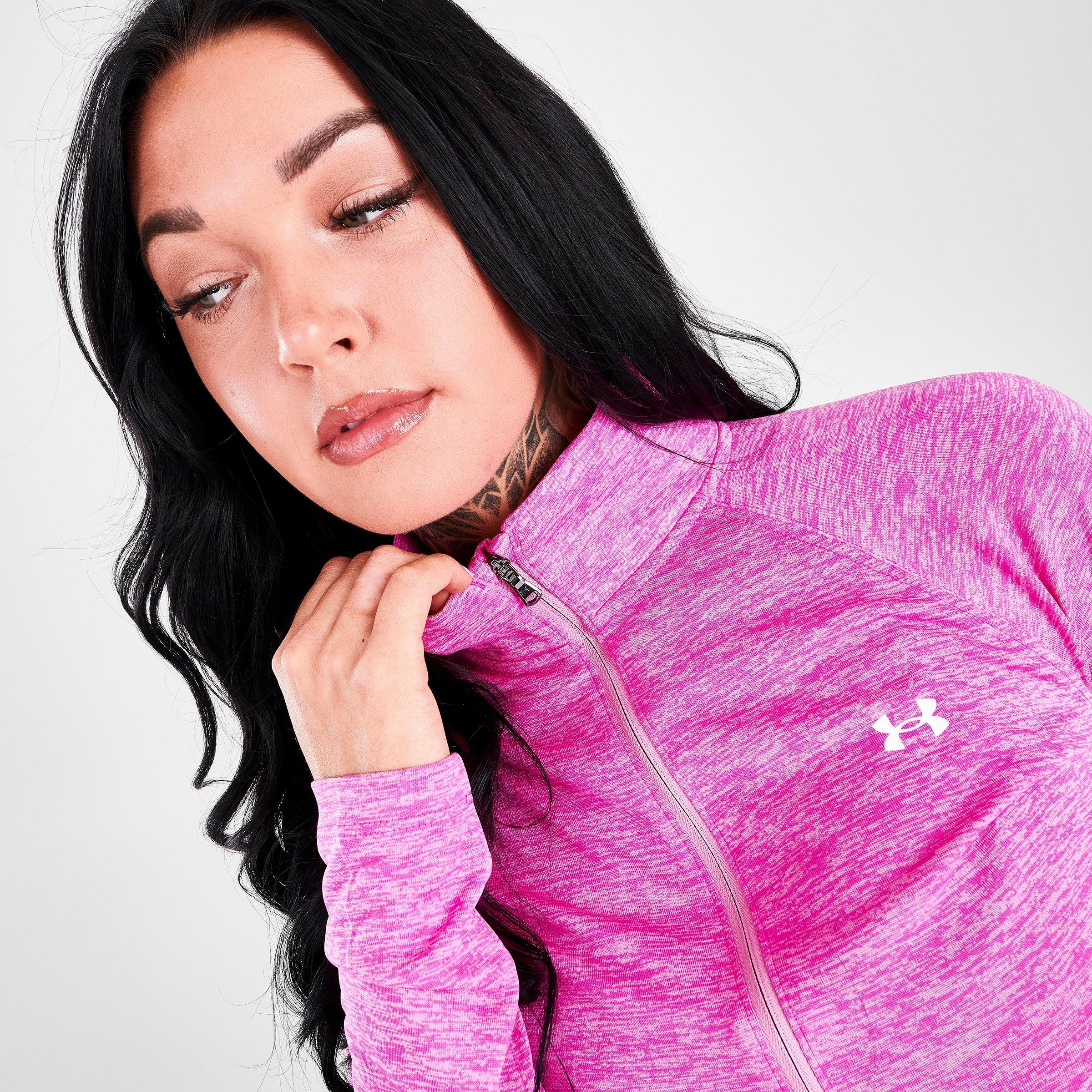under armour pink half zip