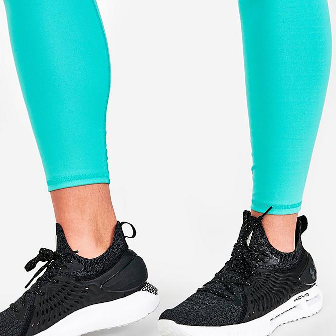 On Model 6 view of Women's Under Armour Motion Cropped Leggings in Neptune Click to zoom
