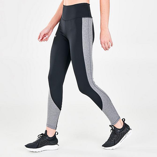 Back Left view of Women's ColdGear No-Slip Waistband Training Leggings Click to zoom
