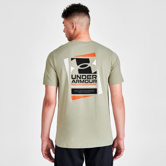Men's Under Armour Multicolor Box Logo Short-Sleeve T-Shirt| Finish Line