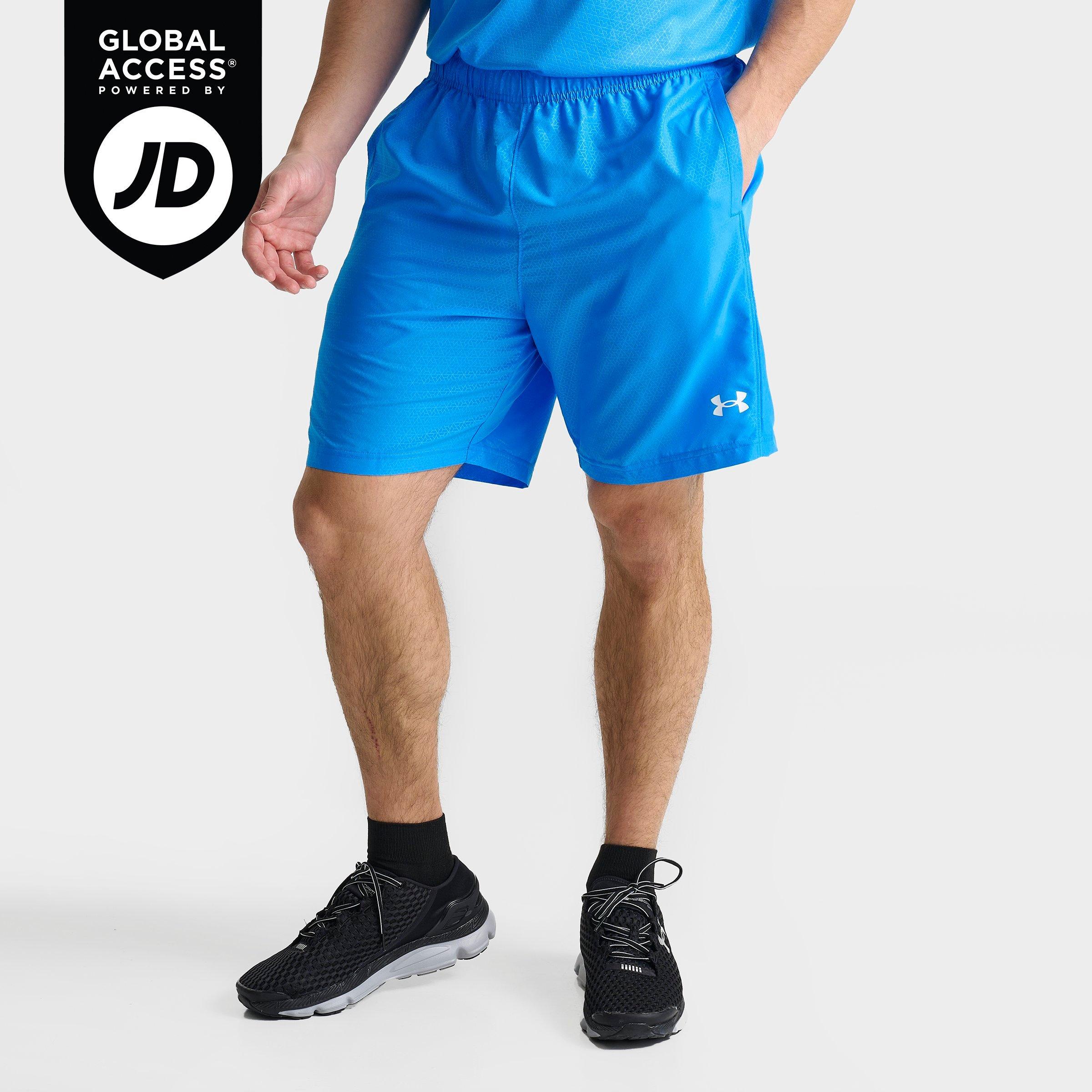 Men's Under Armour Woven Halfback Emboss Training Shorts | Finish Line