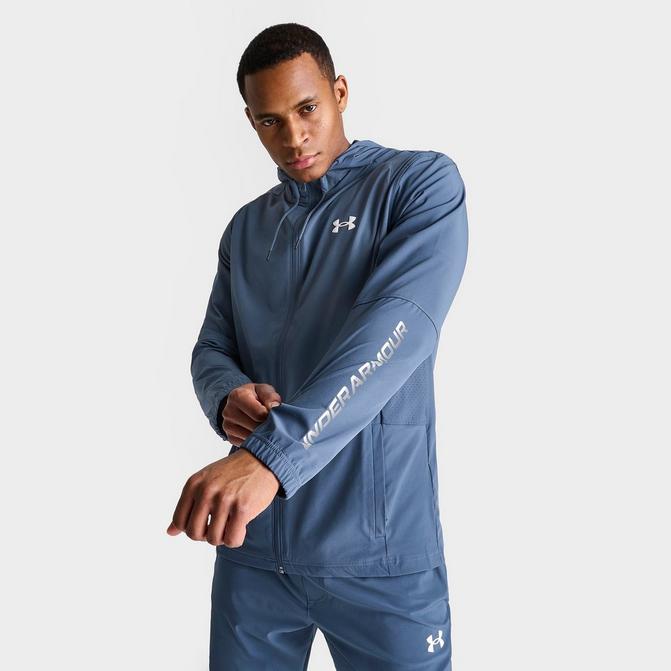 Under armour best sale woven hooded jacket