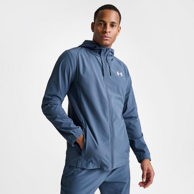 Under armour woven hooded hot sale jacket