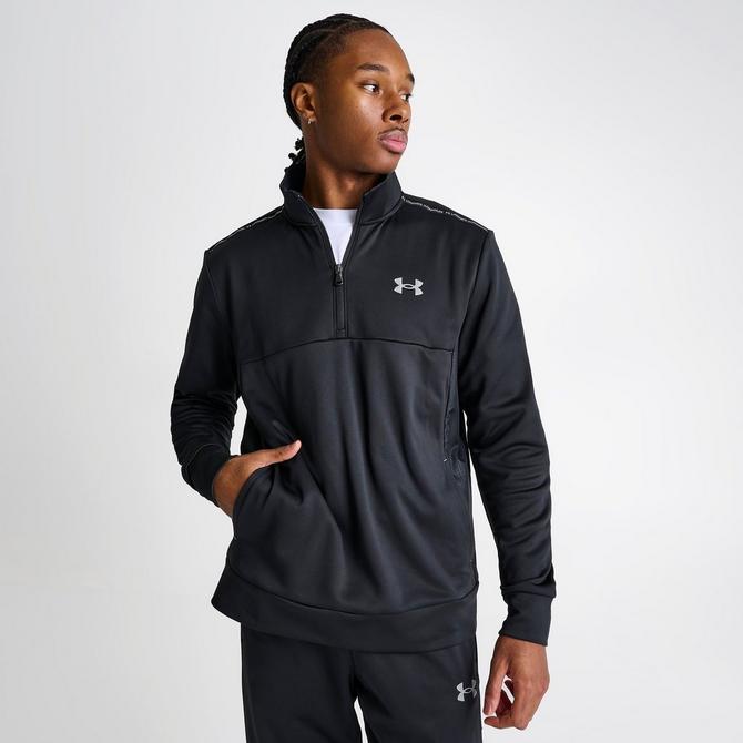 Under Armour Men's Armour Fleece® Half Zip Top Academy / Black