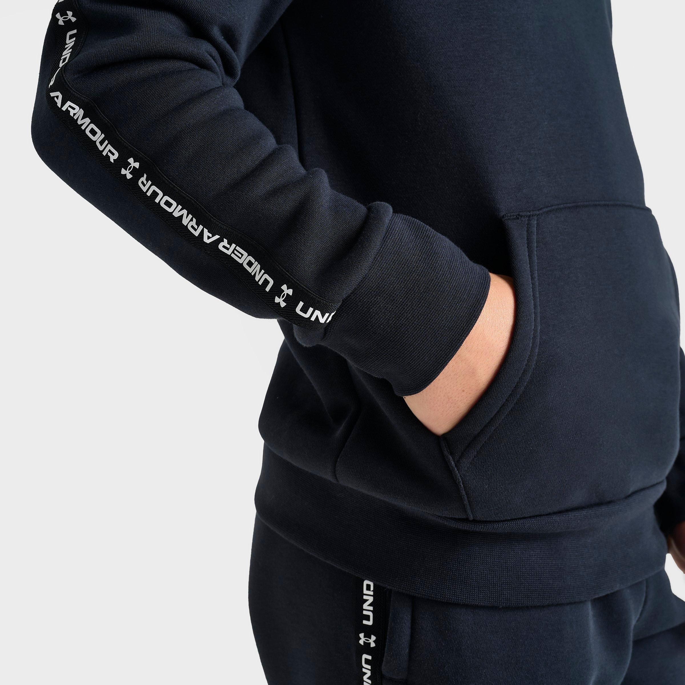 Boys' Big Kids' Under Armour Icon Fleece Taping Pullover Hoodie