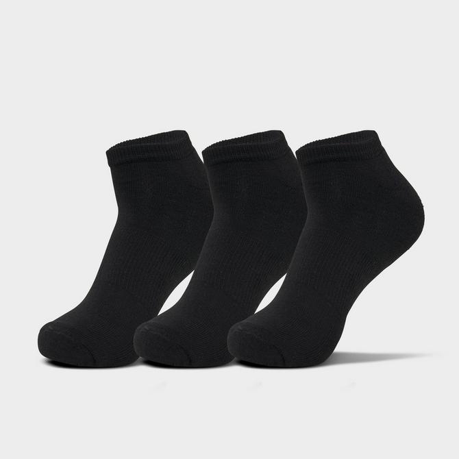 Front view of Men's Sonneti No-Show Socks (6-Pack) in White/Black Click to zoom