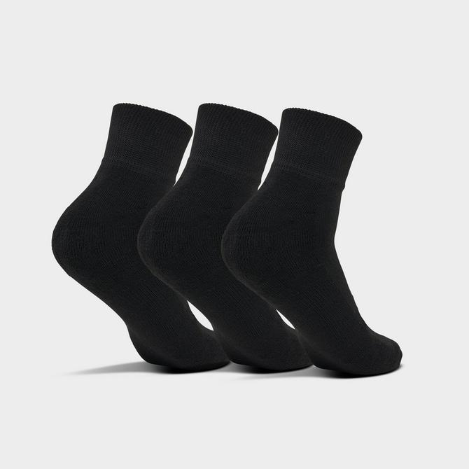 Back view of Women's Sonneti Quarter Socks (6-Pack) in White/Black Click to zoom