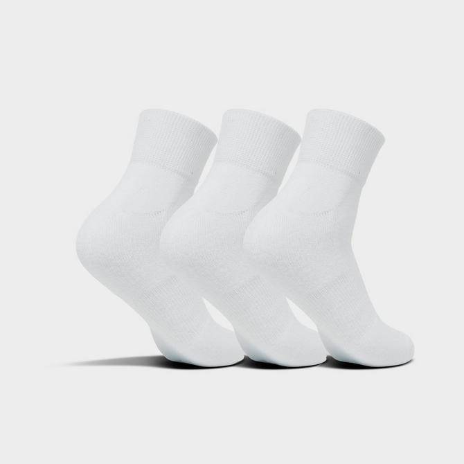 Bottom view of Women's Sonneti Quarter Socks (6-Pack) in White/Black Click to zoom
