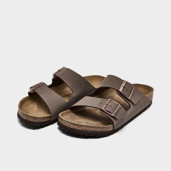 Birkenstock Arizona Birkibuc Sandals in Mocha