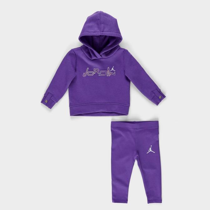 Girls' Little Kids' Jordan Jumpman Essentials Fleece Hoodie and Jogger Pants  Set