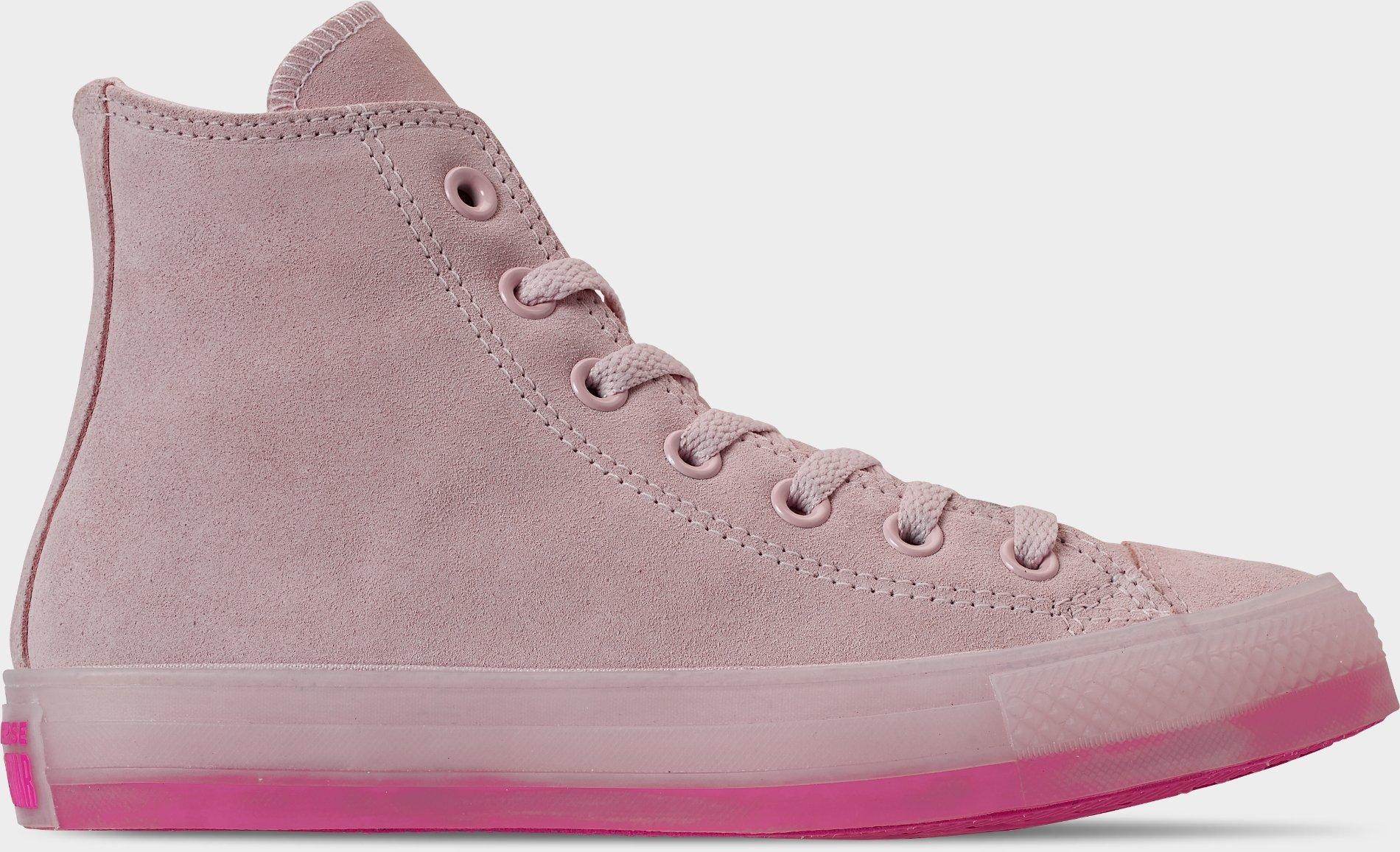 converse barely rose high top