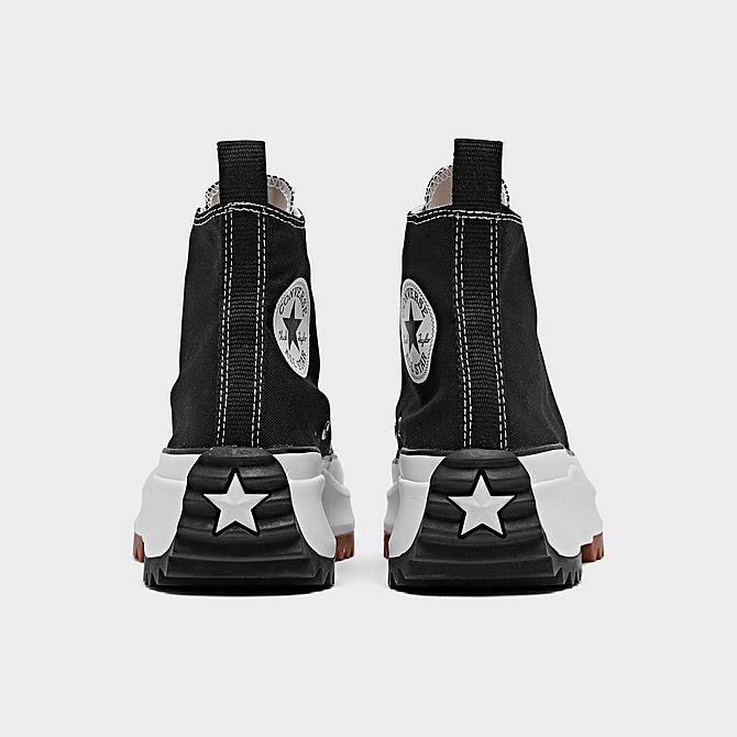 Left view of Women's Converse Run Star Hike High Top Platform Sneaker Boots in Black/White/Gum Click to zoom
