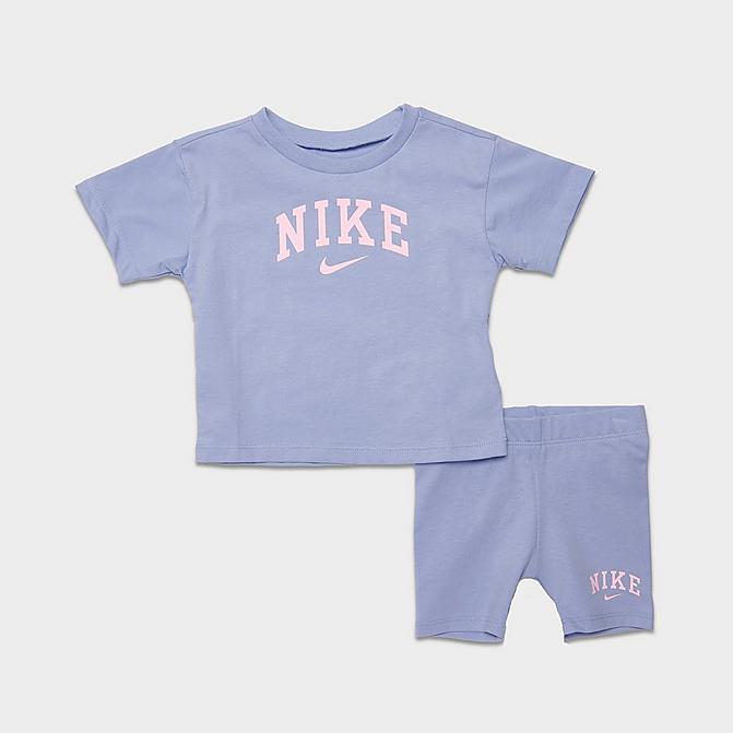 Girls' Infant Nike T-Shirt and Bike Shorts Set| Finish Line