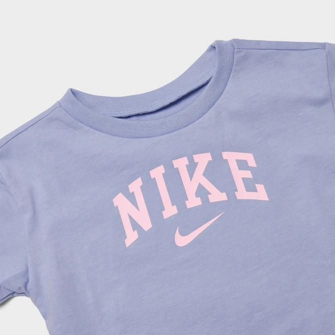 Girls' Little Kids' Nike T-Shirt and Bike Shorts Set