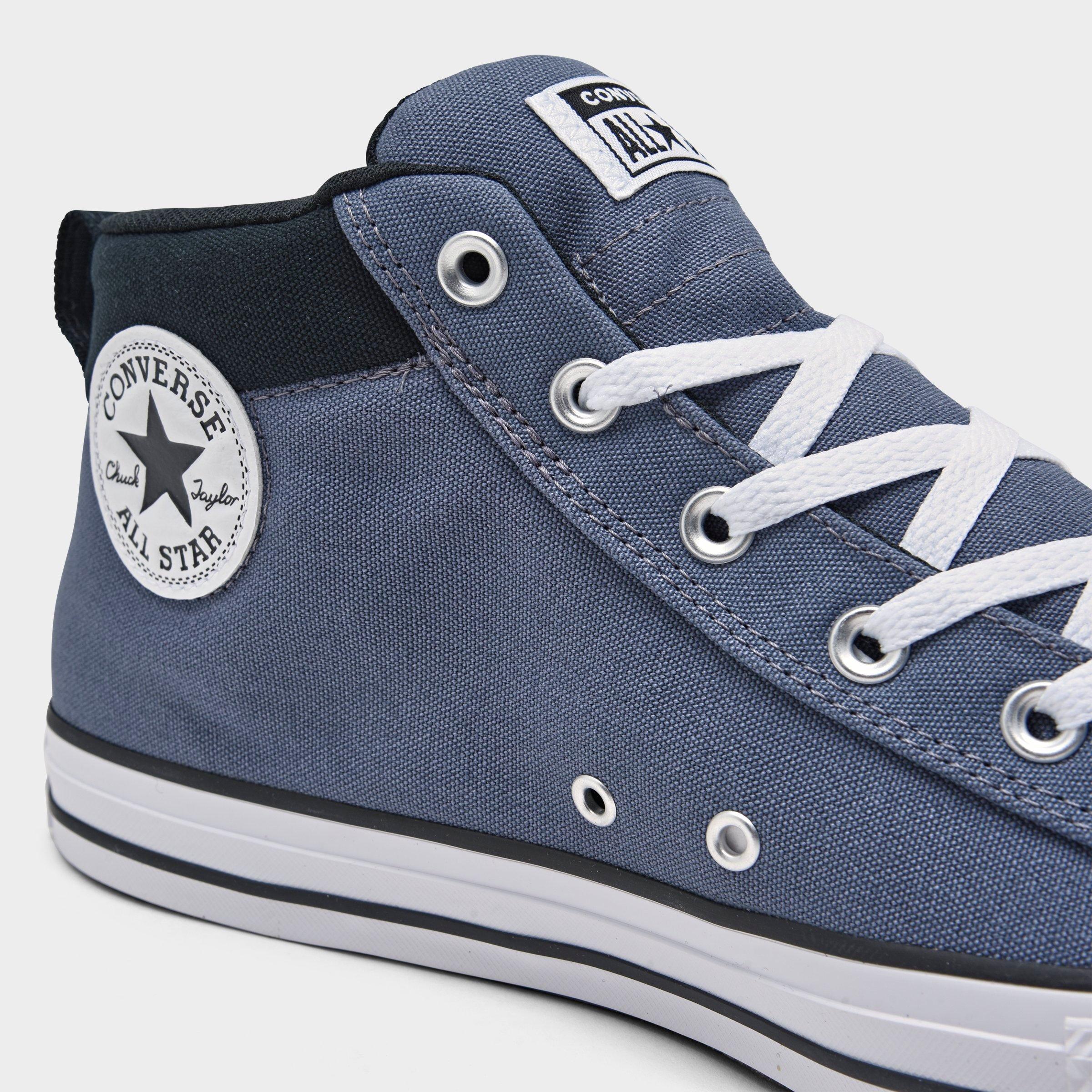 men's chuck taylor all star street mid casual sneakers from finish line