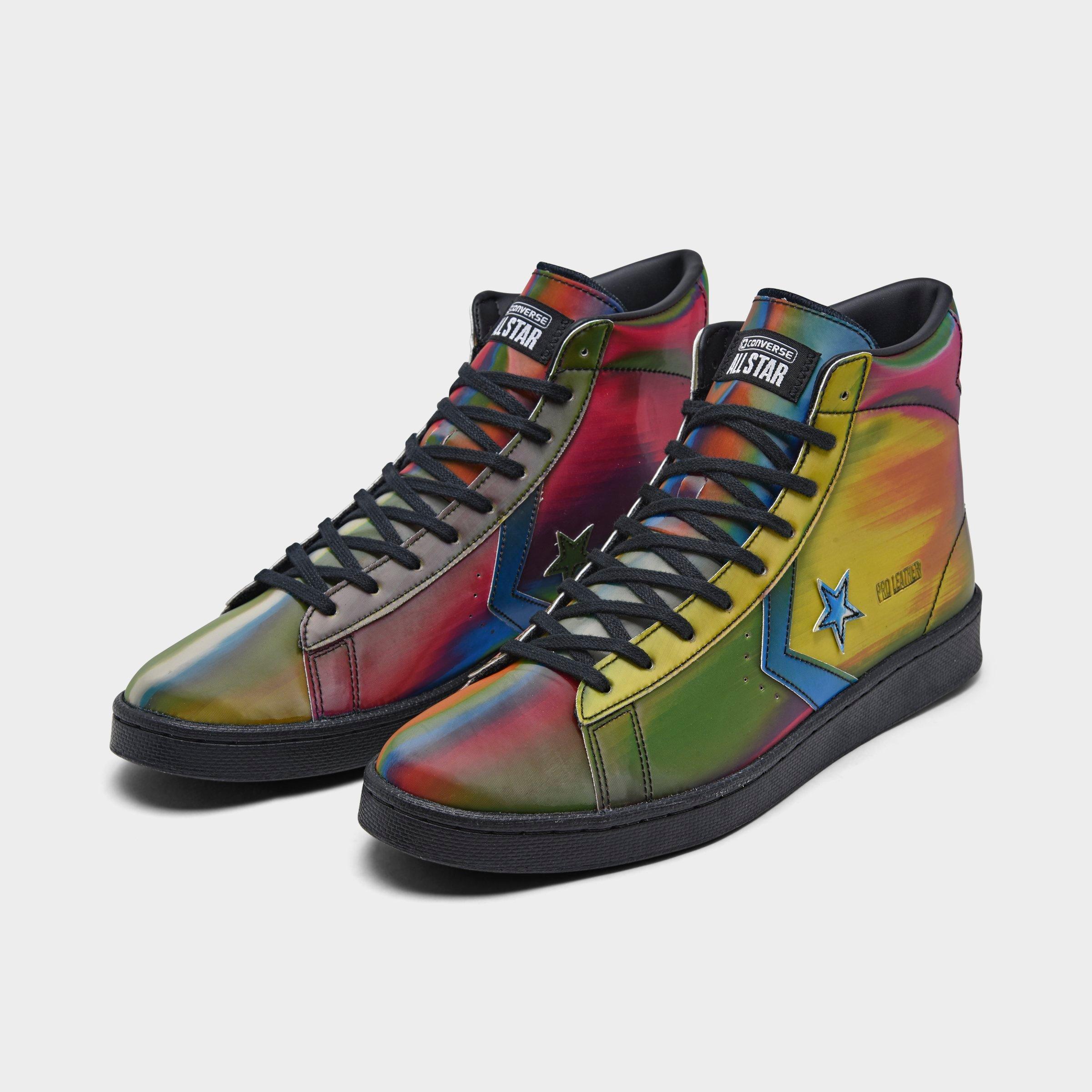 converse pro leather iridescent