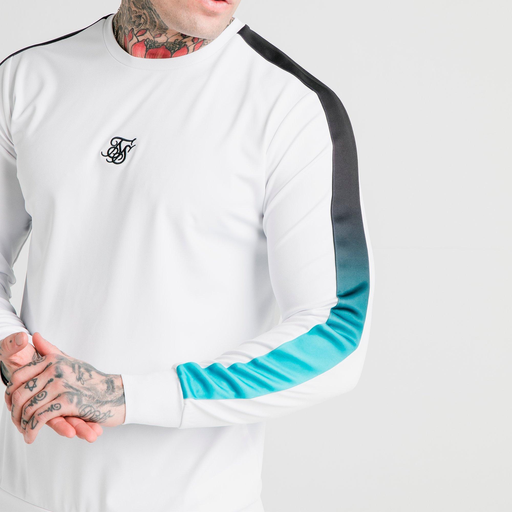 siksilk fade crew sweatshirt