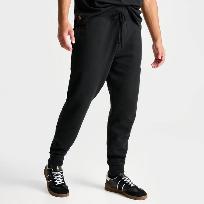 Men's luxury jogging pants - Black jogging pants with silver logo
