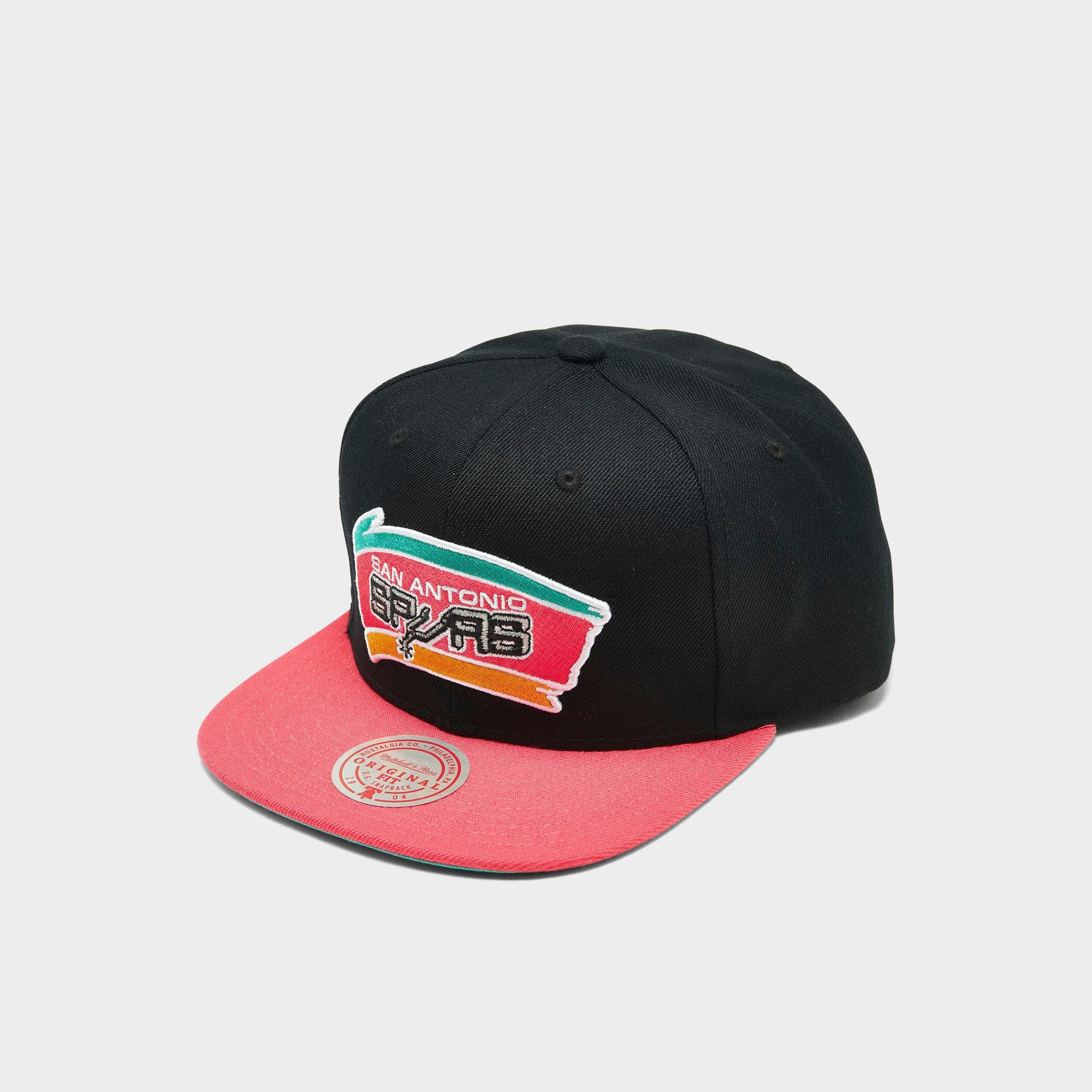 san antonio spurs snapback hat mitchell and ness