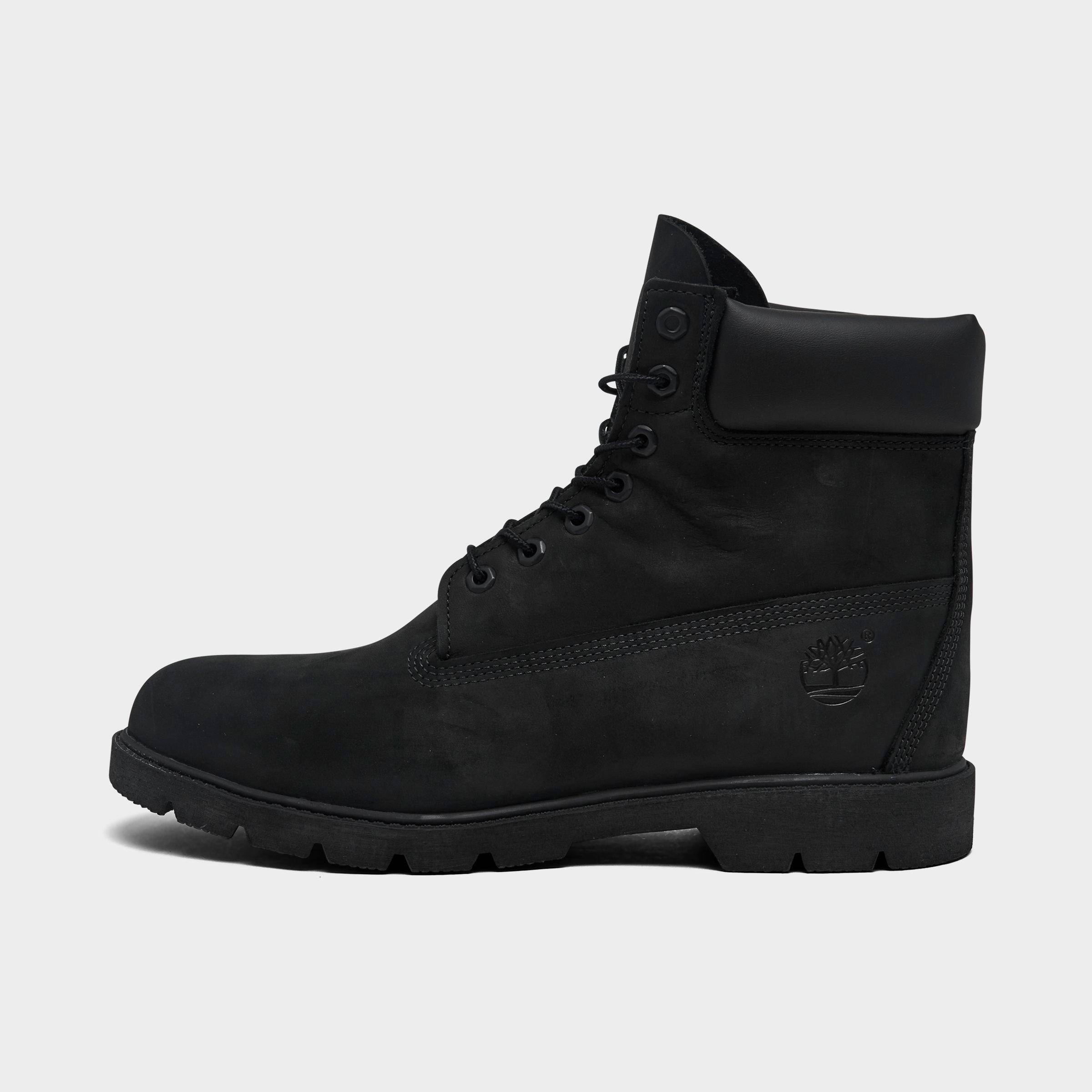 finish line black timberland boots