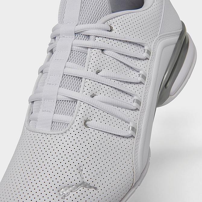 Front view of Men's Puma Axelion Perf Training Shoes in White Click to zoom