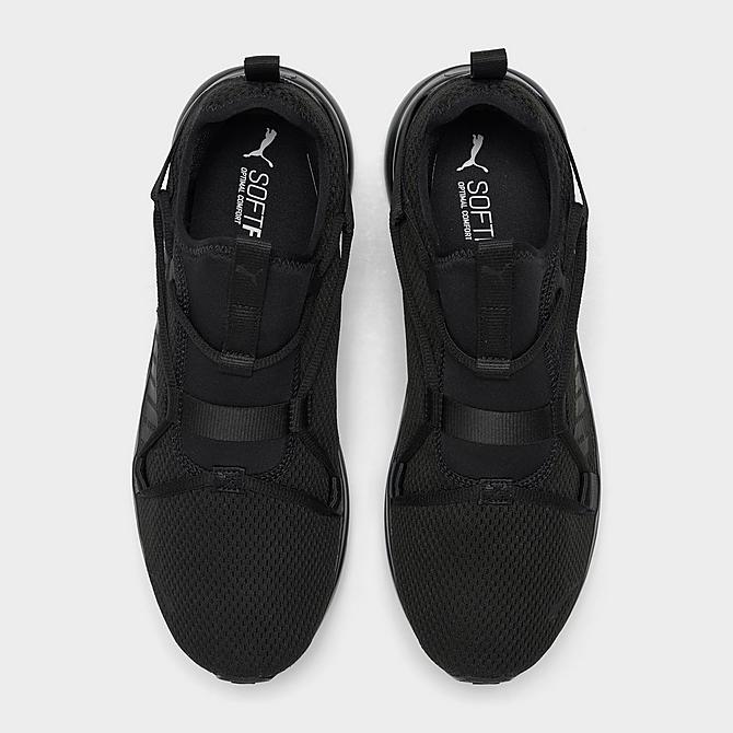 Back view of Men's Puma Softride Rift Training Shoes in Triple Black Click to zoom