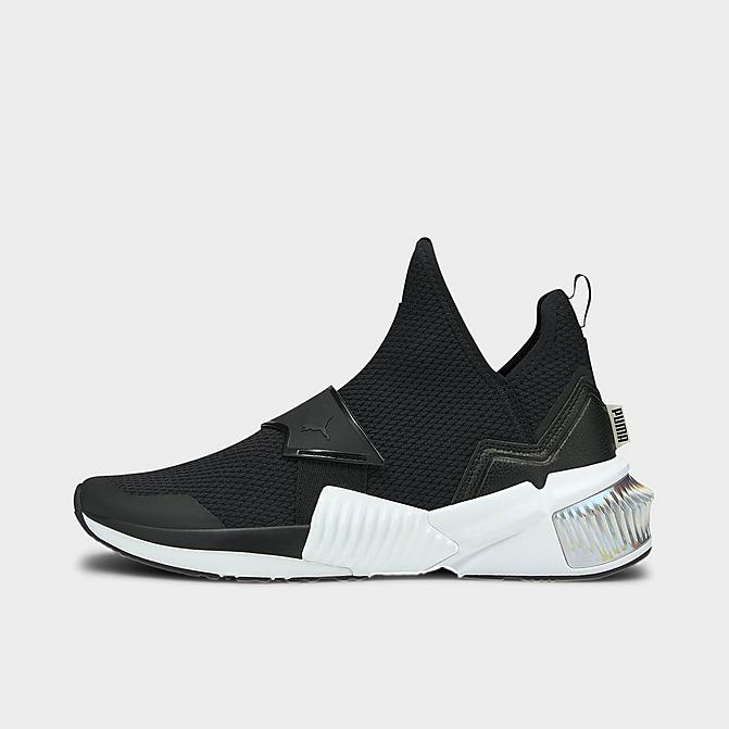 Right view of Women's Puma x FIRST MILE Provoke XT Xtreme Casual Training Shoes in Puma Black/Puma White Click to zoom