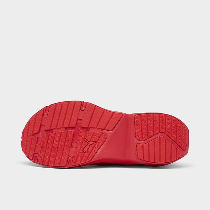 Bottom view of Women's Puma Fierce 2 Casual Shoes in High Risk Red/Puma Black Click to zoom