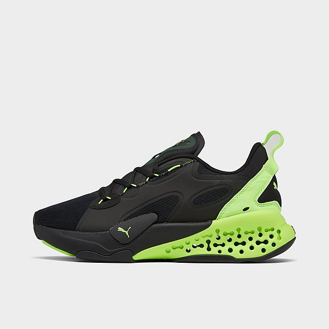 Right view of Men's Puma XETIC Halflife Training Shoes in Puma Black/Green Glacier Click to zoom