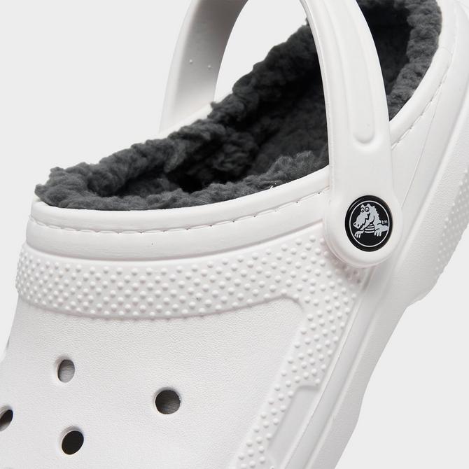 Crocs white hot sale lined