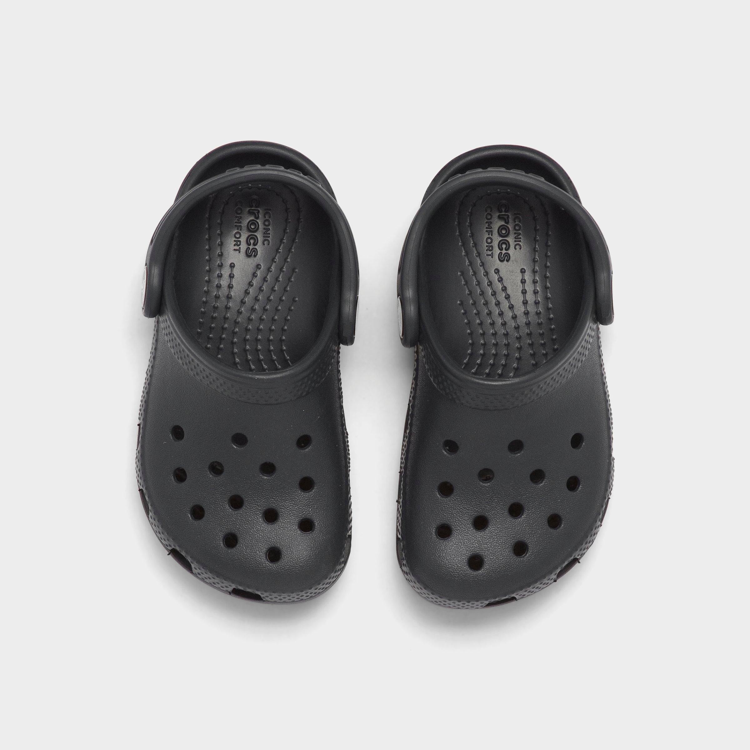 black toddler crocs