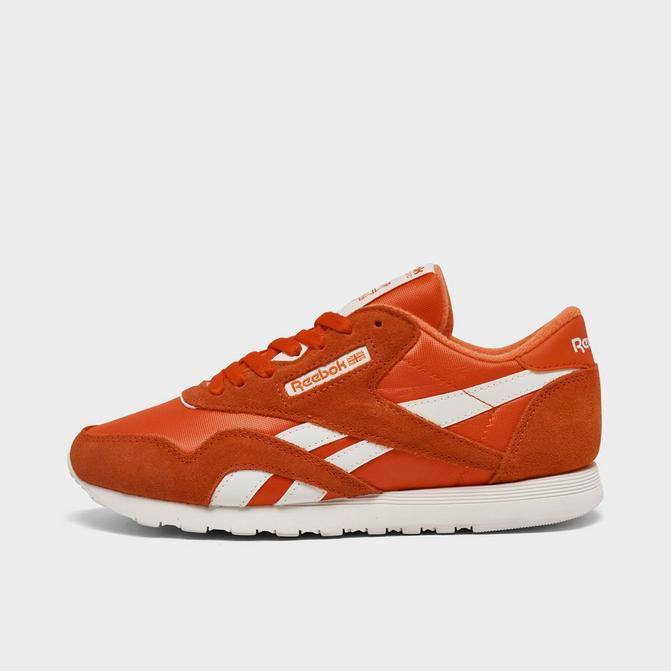 Reebok classic trainers womens orange on sale