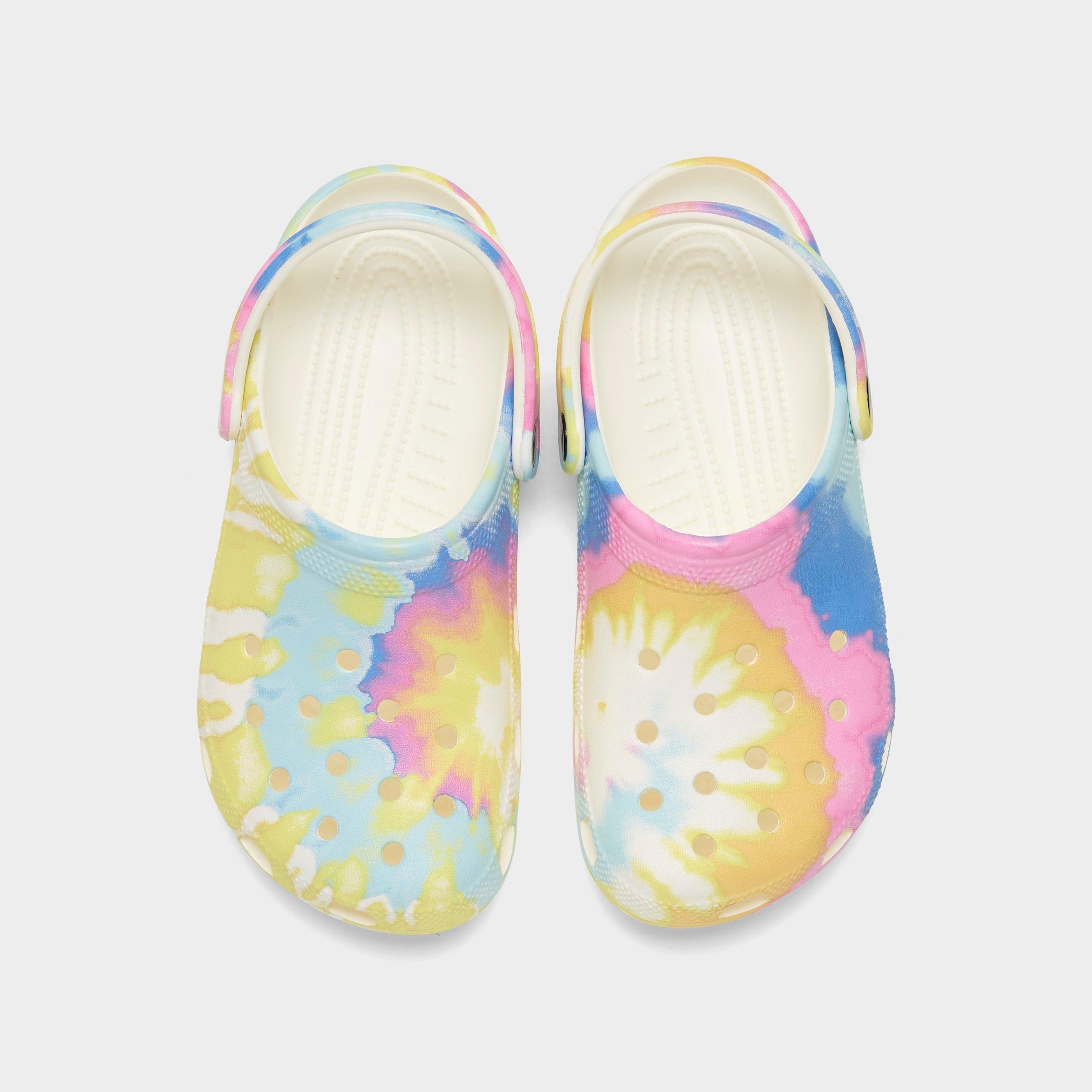 tie dye clogs