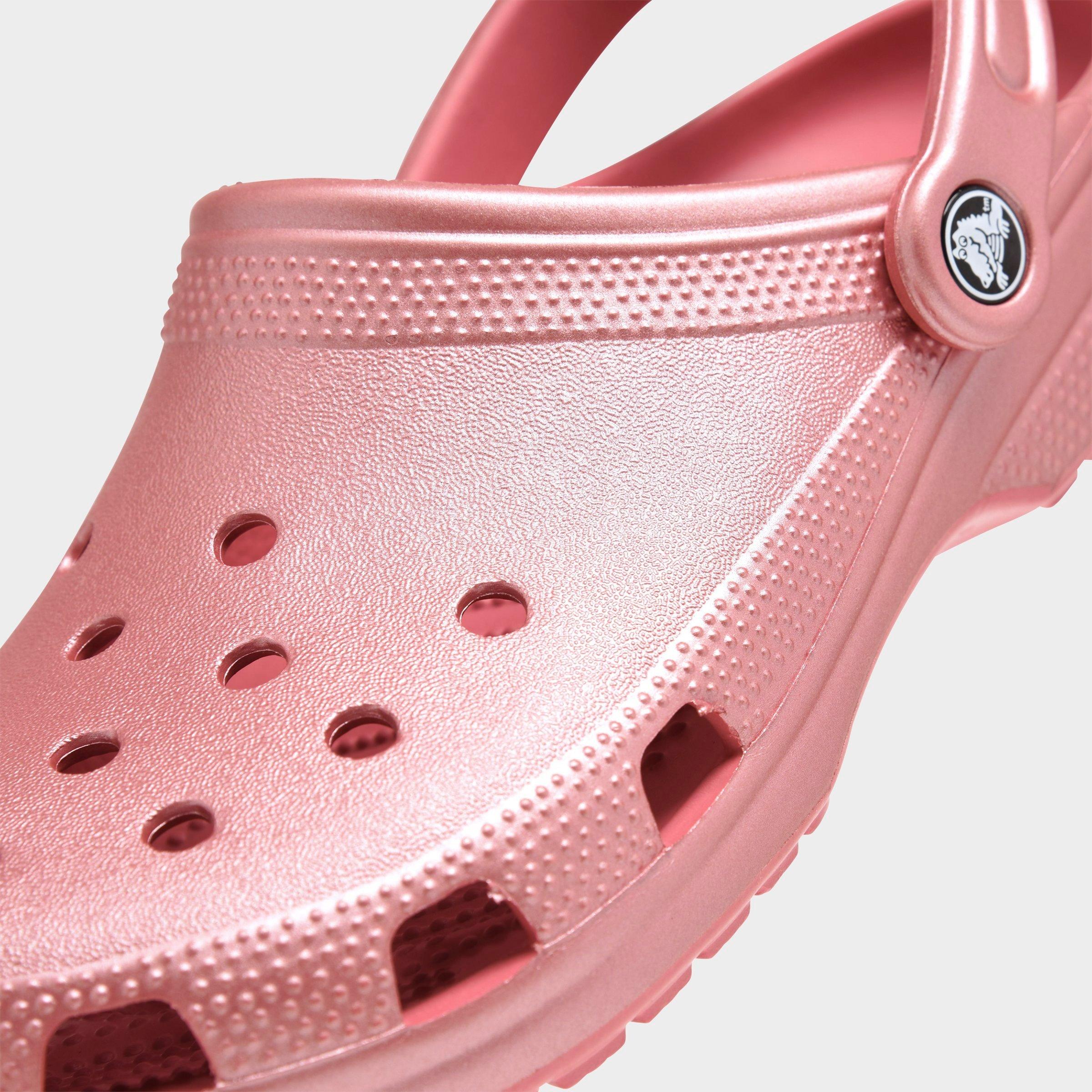 classic metallic clog