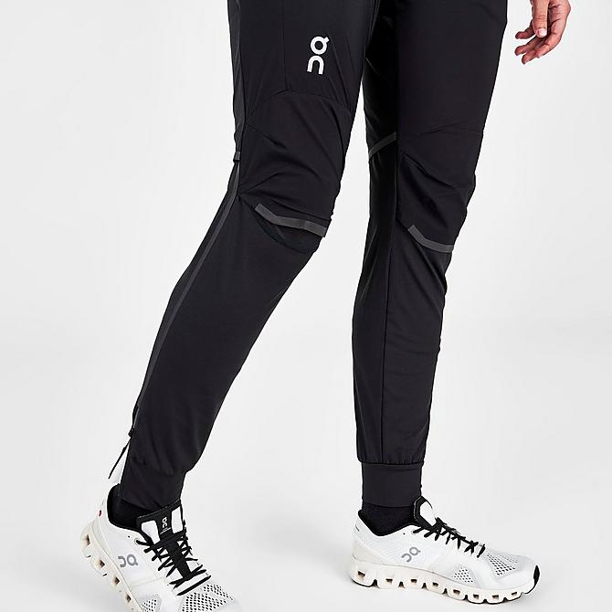 On Model 6 view of Women's On Running Pants in Black Click to zoom