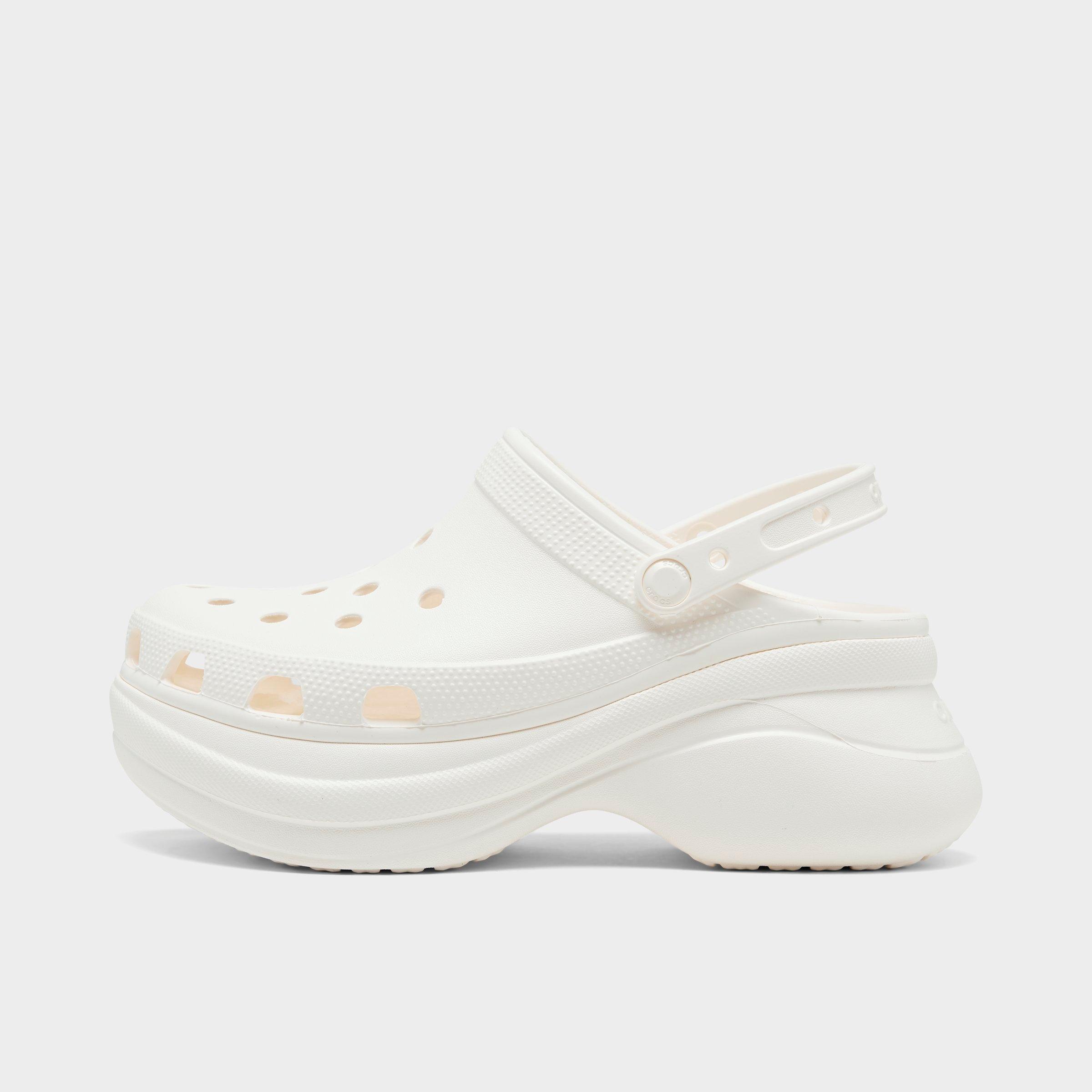 white clog shoes