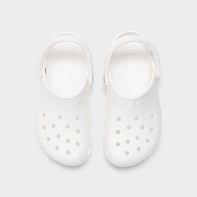 Big kids 2025 white crocs