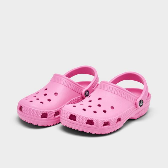 Crocs classic clogs in taffy pink