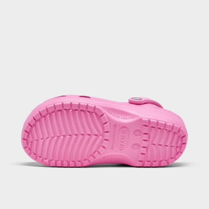 Crocs classic clogs in taffy pink