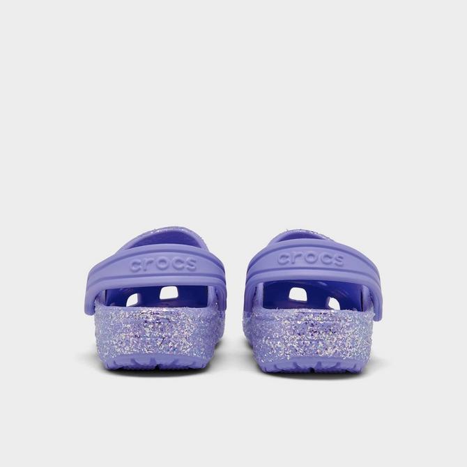 Crocs Classic Glitter Toddler Girls' Sandals