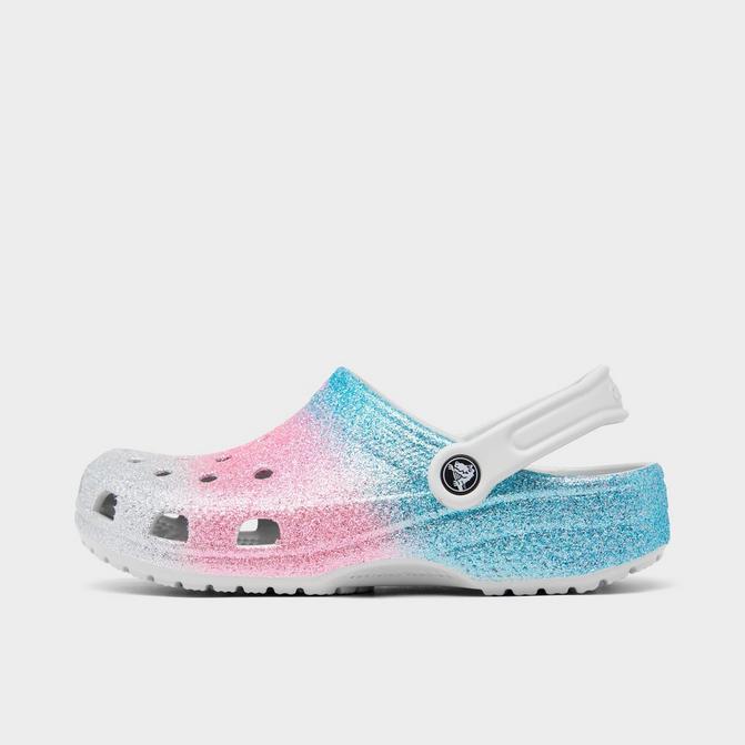 Crocs Classic Glitter Toddler Girls' Sandals