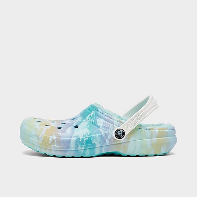 Right view of Big Kids' Crocs Classic Lined Out Of This World Clog Shoes in Multi Click to zoom