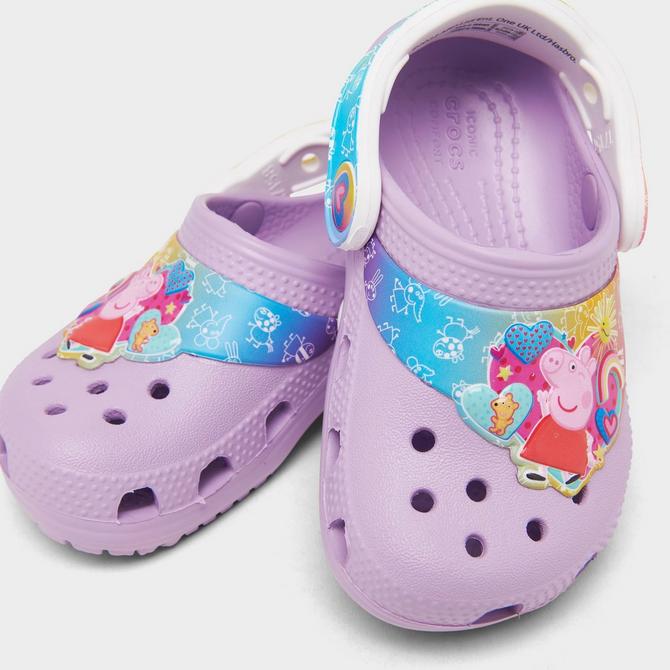 Girls' Toddler Crocs Peppa Pig Clog Finish Line