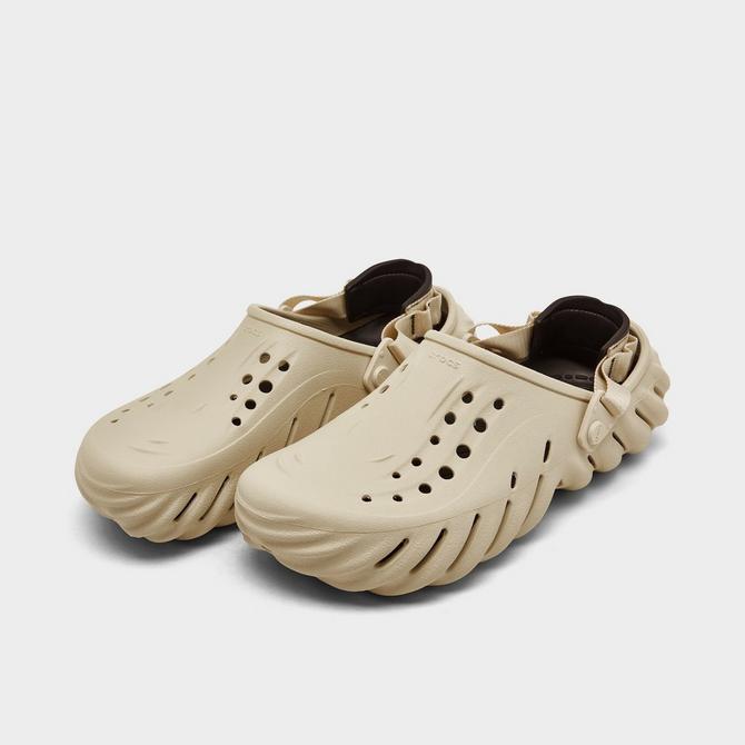 Unisex Clogs Crocs Echo Clog Bone / Black 207937 M6/W8 | eBay